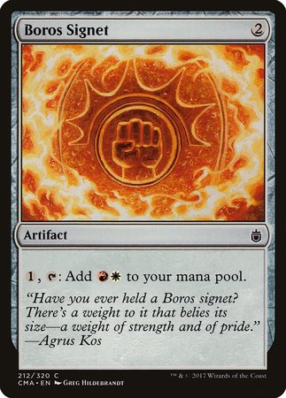 Boros Signet [Commander Anthology] | Gate City Games LLC