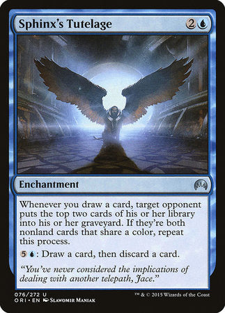 Sphinx's Tutelage [Magic Origins] | Gate City Games LLC