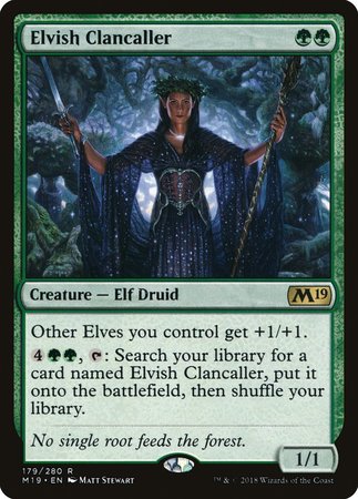 Elvish Clancaller [Core Set 2019] | Gate City Games LLC
