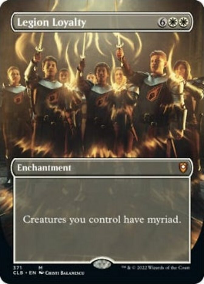 Legion Loyalty (Borderless Alternate Art) [Commander Legends: Battle for Baldur's Gate] | Gate City Games LLC