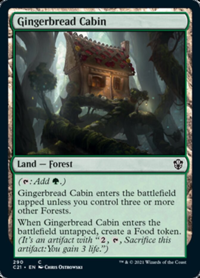 Gingerbread Cabin [Commander 2021] | Gate City Games LLC