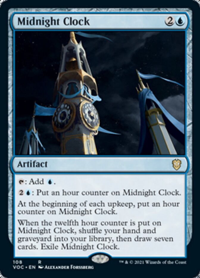 Midnight Clock [Innistrad: Crimson Vow Commander] | Gate City Games LLC