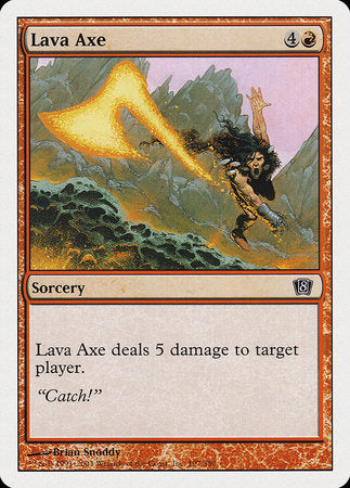 Lava Axe [Eighth Edition] | Gate City Games LLC