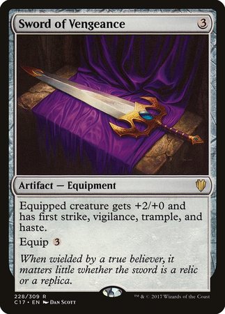 Sword of Vengeance [Commander 2017] | Gate City Games LLC