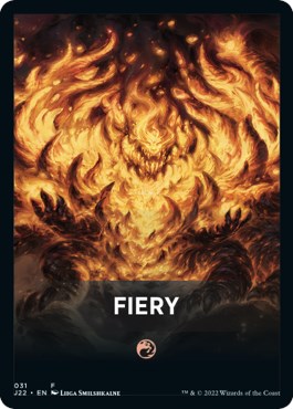 Fiery Theme Card [Jumpstart 2022 Front Cards] | Gate City Games LLC