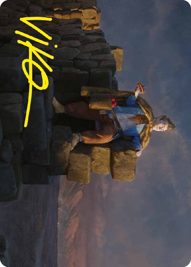 Pippin, Warden of Isengard Art Card (Gold-Stamped Signature) [The Lord of the Rings: Tales of Middle-earth Art Series] | Gate City Games LLC