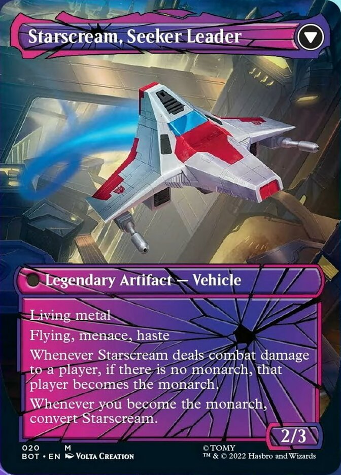 Starscream, Power Hungry // Starscream, Seeker Leader (Shattered Glass) [Universes Beyond: Transformers] | Gate City Games LLC