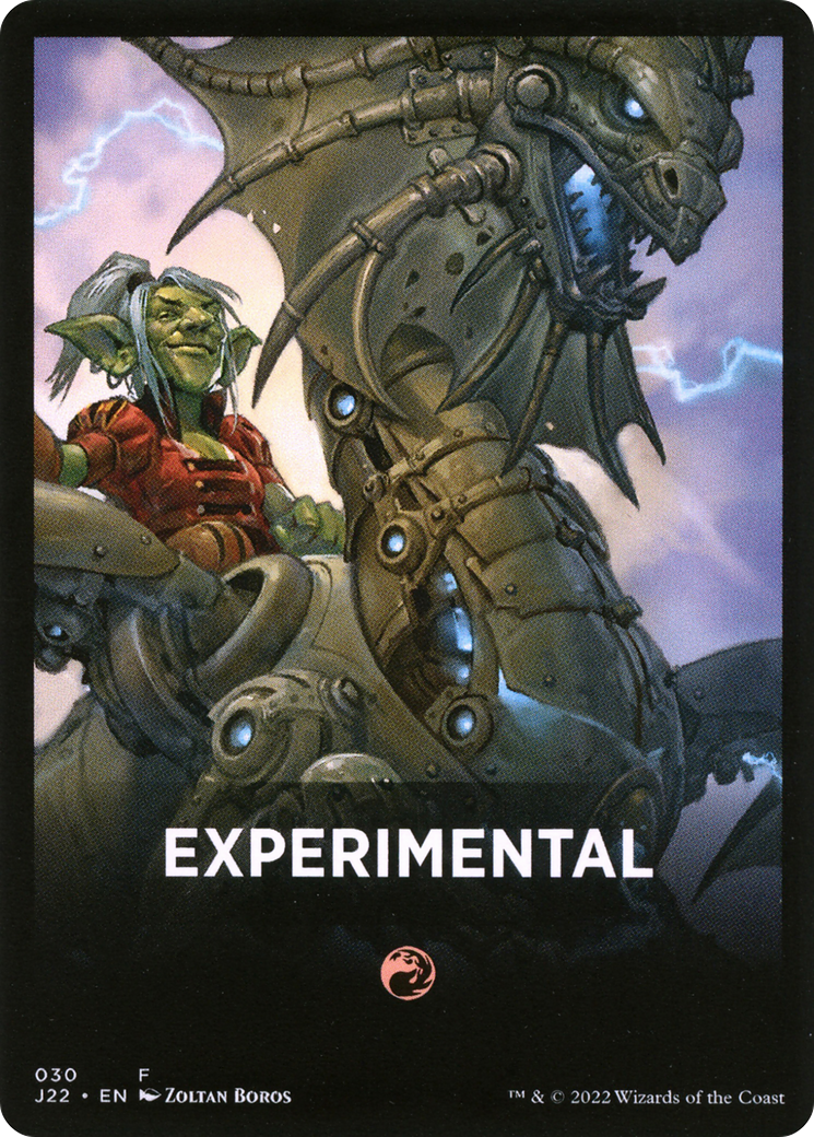 Experimental Theme Card [Jumpstart 2022 Front Cards] | Gate City Games LLC