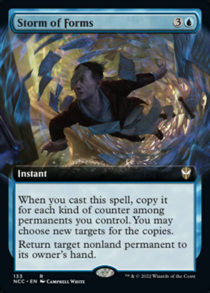 Storm of Forms (Extended Art) [Streets of New Capenna Commander] | Gate City Games LLC