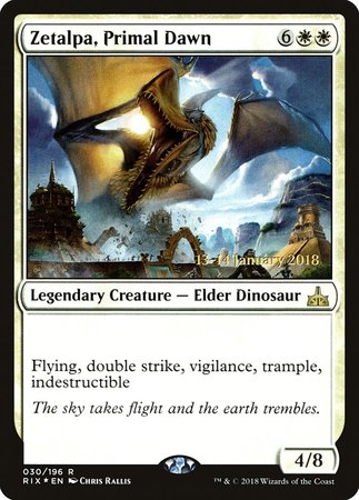 Zetalpa, Primal Dawn [Rivals of Ixalan Promos] | Gate City Games LLC