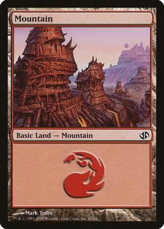 Mountain (62) [Duel Decks: Jace vs. Chandra] | Gate City Games LLC