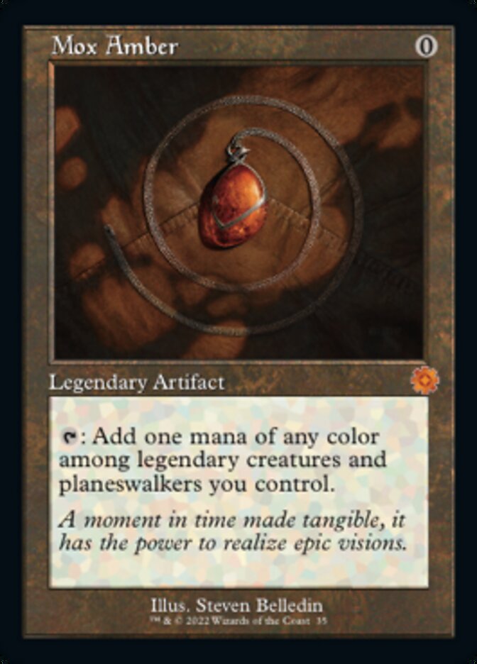 Mox Amber (Retro) [The Brothers' War Retro Artifacts] | Gate City Games LLC