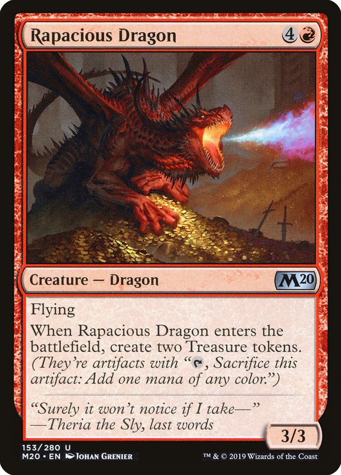 Rapacious Dragon [Core Set 2020] | Gate City Games LLC