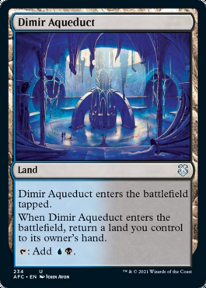 Dimir Aqueduct [Dungeons & Dragons: Adventures in the Forgotten Realms Commander] | Gate City Games LLC