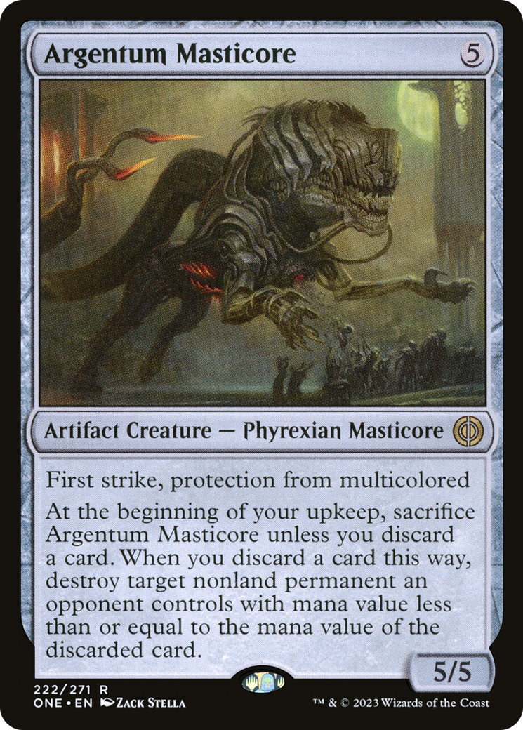 Argentum Masticore [Phyrexia: All Will Be One] | Gate City Games LLC