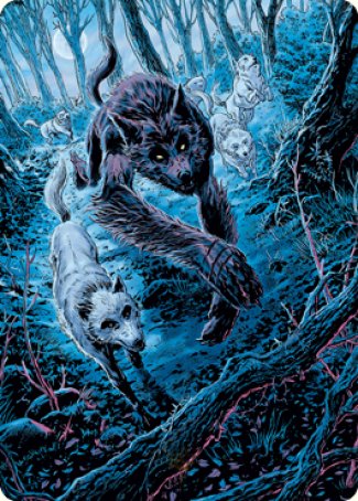 Untamed Pup Art Card [Innistrad: Midnight Hunt Art Series] | Gate City Games LLC