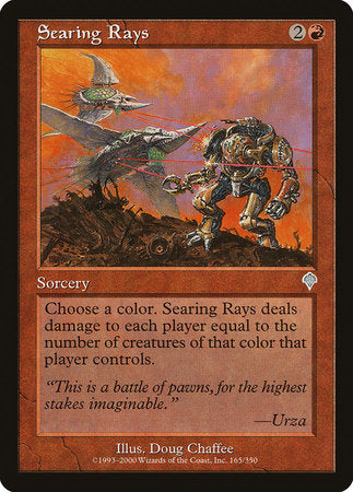 Searing Rays [Invasion] | Gate City Games LLC