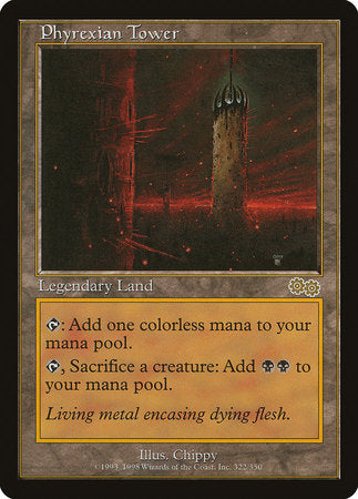 Phyrexian Tower [Urza's Saga] | Gate City Games LLC