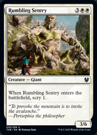 Rumbling Sentry [Theros Beyond Death] | Gate City Games LLC