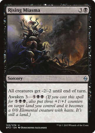 Rising Miasma [Battle for Zendikar] | Gate City Games LLC