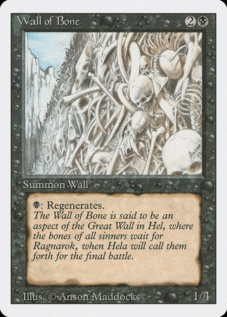 Wall of Bone [Revised Edition] | Gate City Games LLC