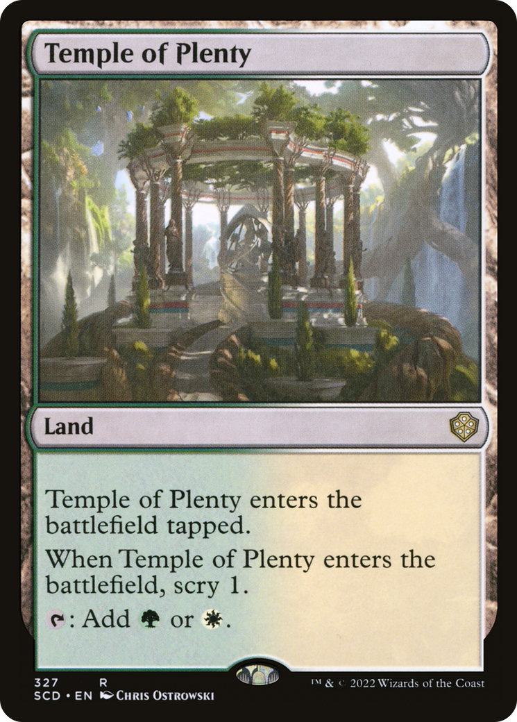 Temple of Plenty [Starter Commander Decks] | Gate City Games LLC