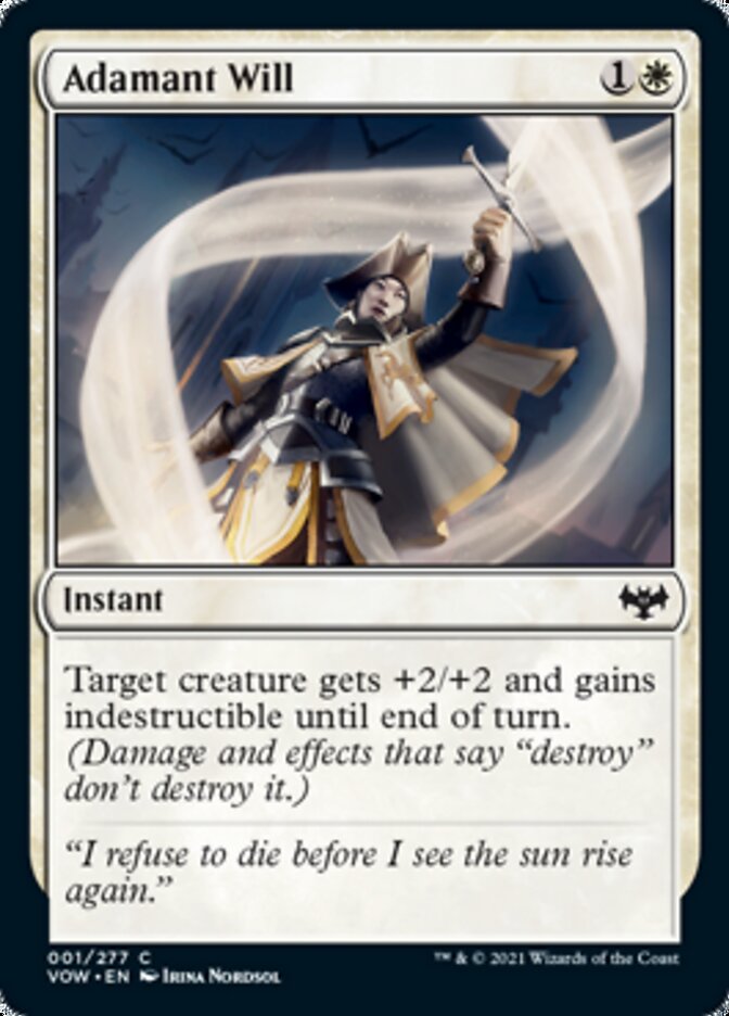 Adamant Will [Innistrad: Crimson Vow] | Gate City Games LLC