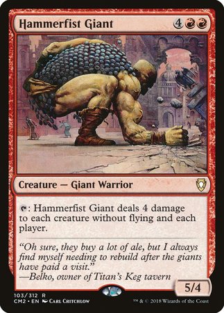 Hammerfist Giant [Commander Anthology Volume II] | Gate City Games LLC