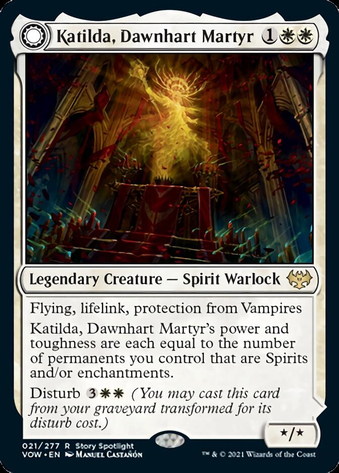 Katilda, Dawnhart Martyr // Katilda's Rising Dawn [Innistrad: Crimson Vow] | Gate City Games LLC