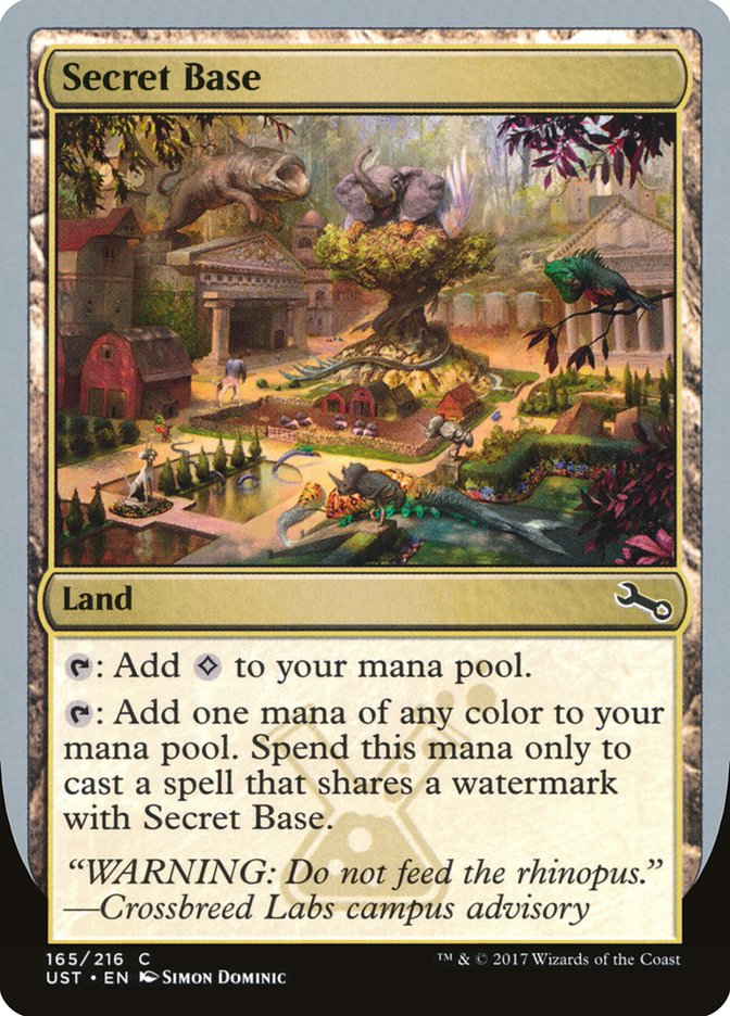 Secret Base (Artist: Simon Dominic) [Unstable] | Gate City Games LLC