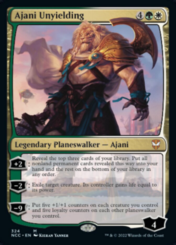 Ajani Unyielding [Streets of New Capenna Commander] | Gate City Games LLC
