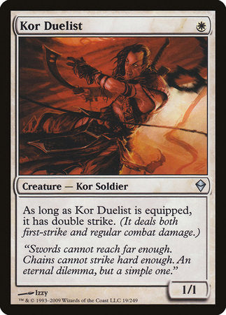 Kor Duelist [Zendikar] | Gate City Games LLC