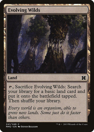 Evolving Wilds [Modern Masters 2015] | Gate City Games LLC
