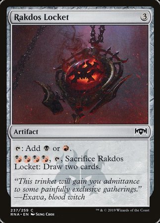 Rakdos Locket [Ravnica Allegiance] | Gate City Games LLC