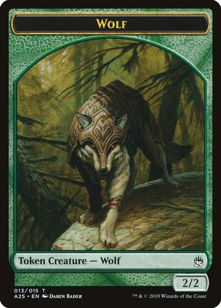 Wolf Token (013) [Masters 25 Tokens] | Gate City Games LLC