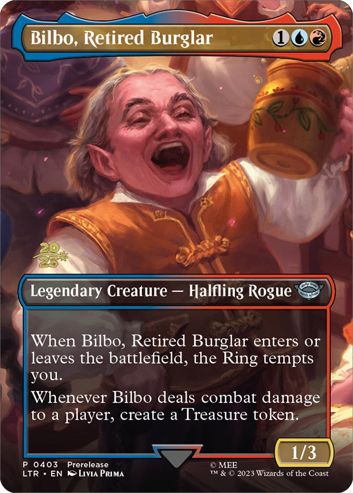 Bilbo, Retired Burglar [The Lord of the Rings: Tales of Middle-Earth Prerelease Promos] | Gate City Games LLC