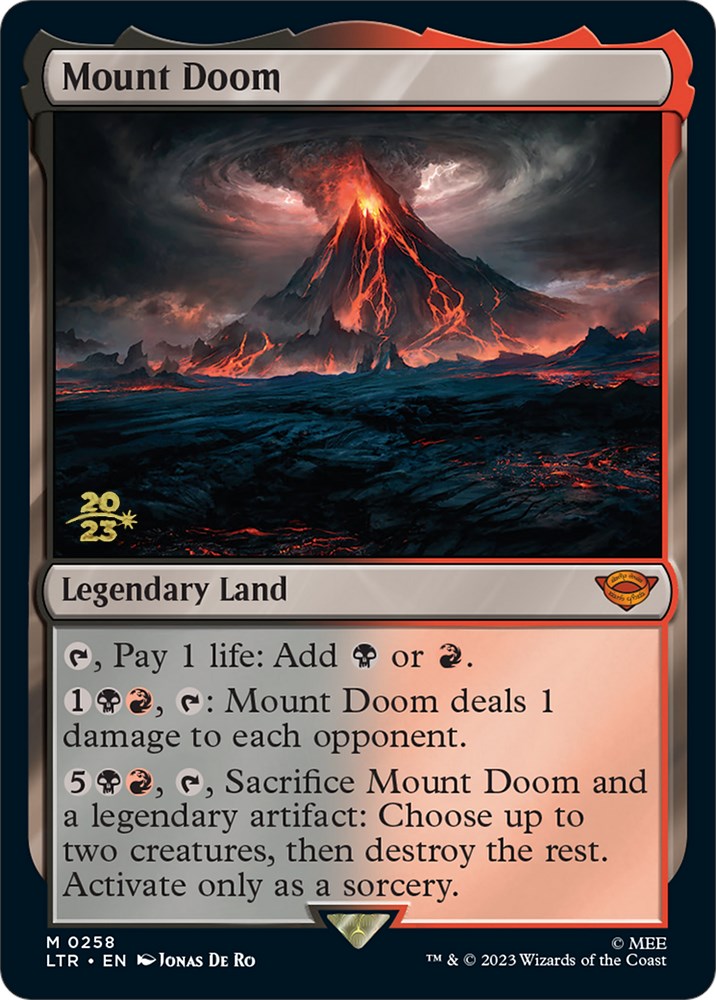 Mount Doom [The Lord of the Rings: Tales of Middle-Earth Prerelease Promos] | Gate City Games LLC