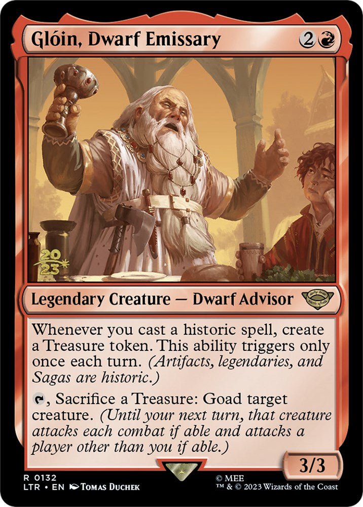 Gloin, Dwarf Emissary [The Lord of the Rings: Tales of Middle-Earth Prerelease Promos] | Gate City Games LLC