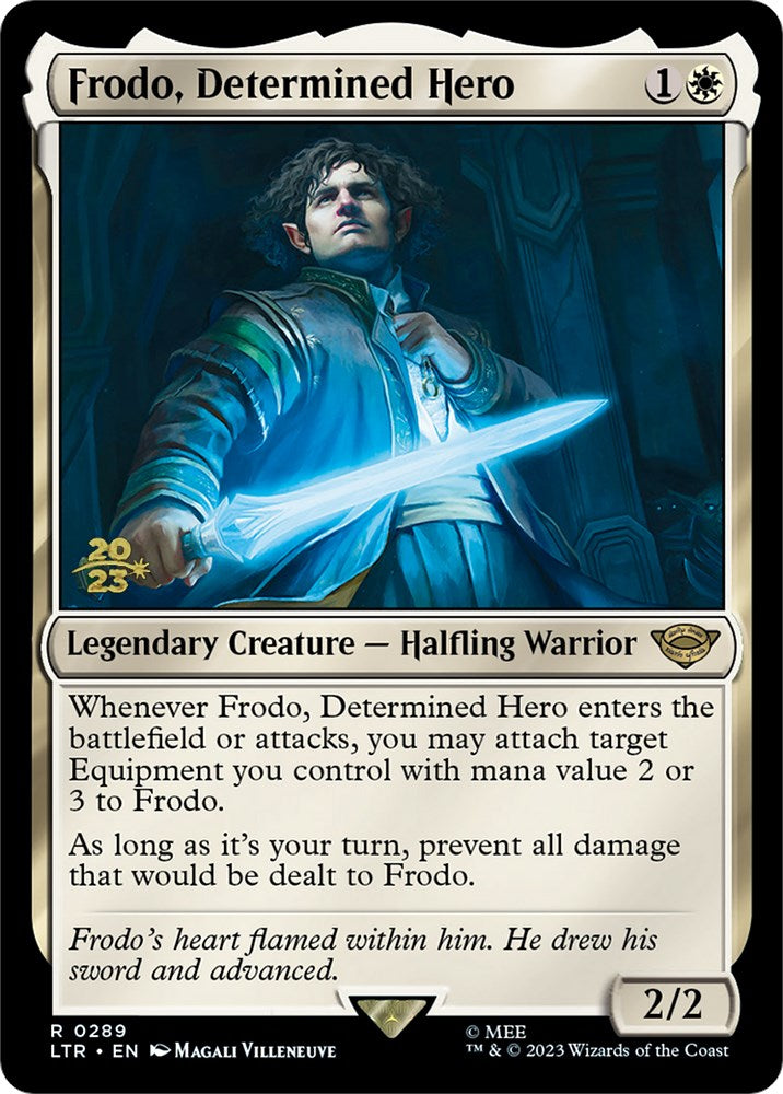 Frodo, Determined Hero [The Lord of the Rings: Tales of Middle-Earth Prerelease Promos] | Gate City Games LLC