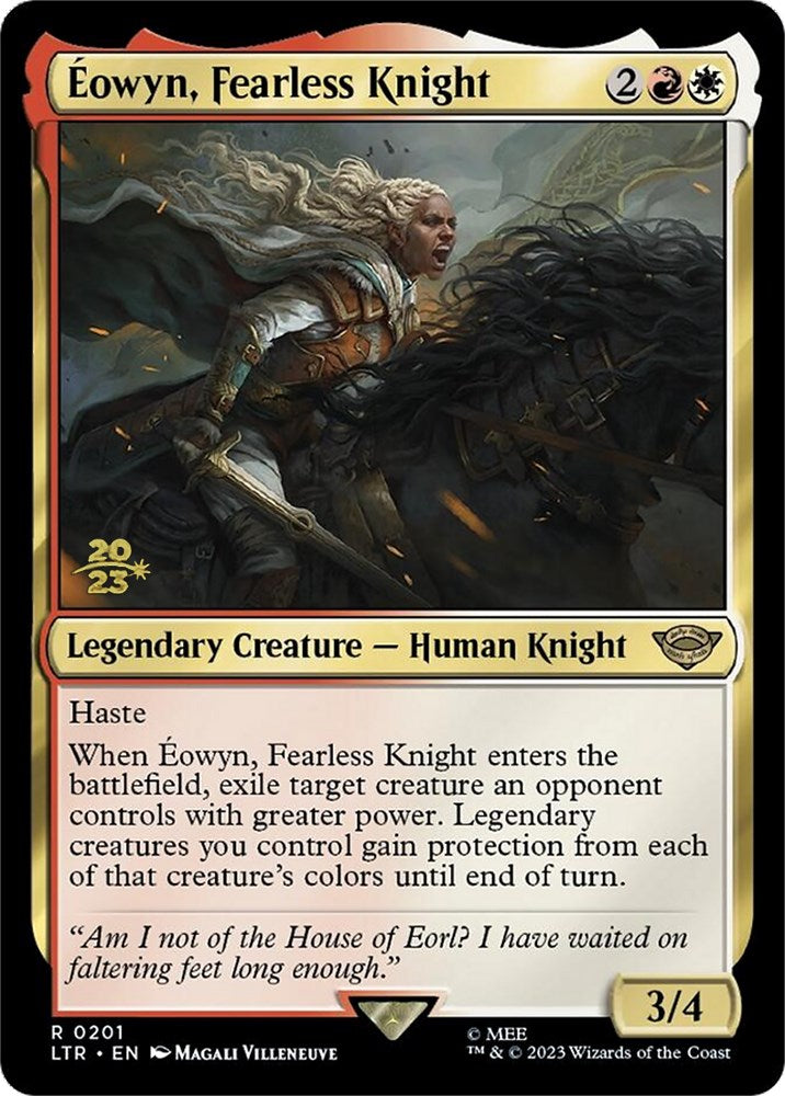 Eowyn, Fearless Knight [The Lord of the Rings: Tales of Middle-Earth Prerelease Promos] | Gate City Games LLC