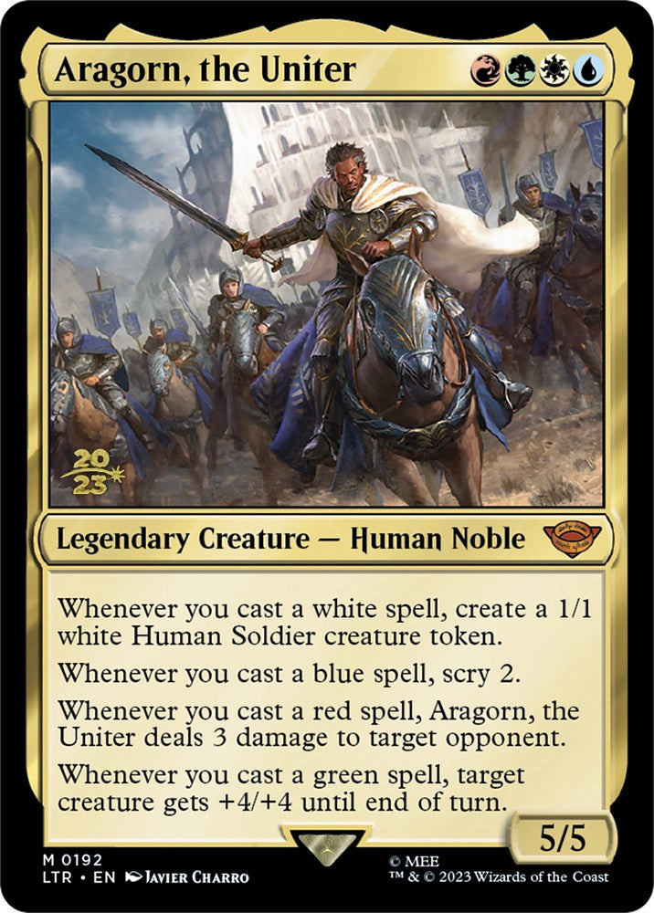 Aragorn, the Uniter [The Lord of the Rings: Tales of Middle-Earth Prerelease Promos] | Gate City Games LLC