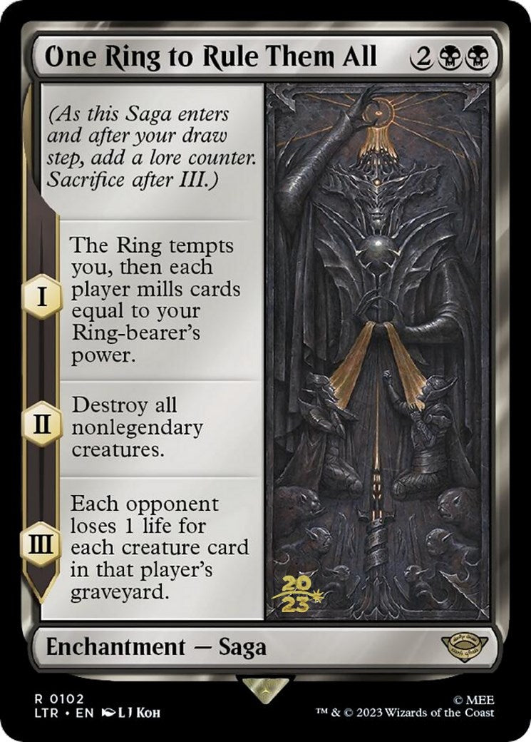 One Ring to Rule Them All [The Lord of the Rings: Tales of Middle-Earth Prerelease Promos] | Gate City Games LLC