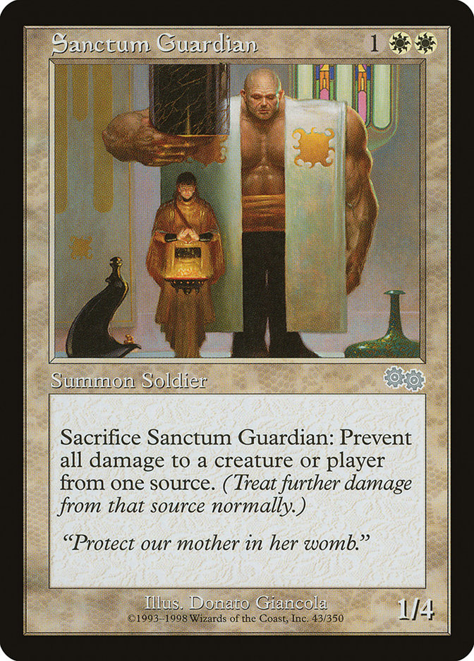 Sanctum Guardian [Urza's Saga] | Gate City Games LLC