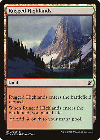 Rugged Highlands [Khans of Tarkir] | Gate City Games LLC