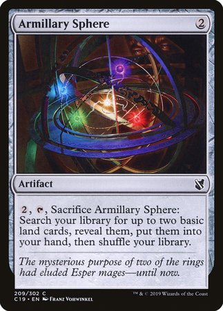 Armillary Sphere [Commander 2019] | Gate City Games LLC