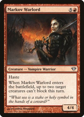 Markov Warlord [Dark Ascension] | Gate City Games LLC
