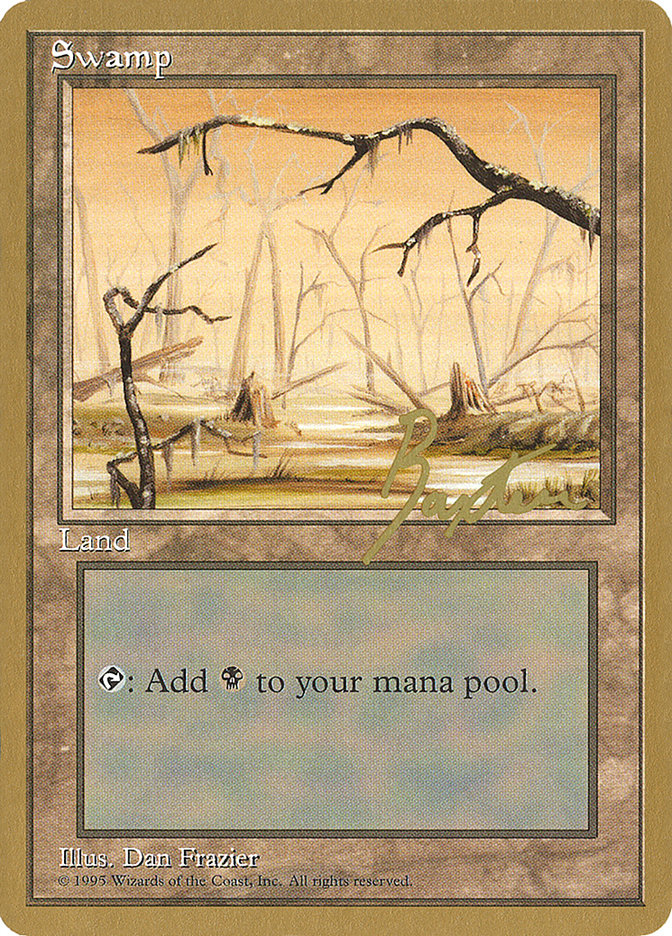 Swamp (gb370) (George Baxter) [Pro Tour Collector Set] | Gate City Games LLC