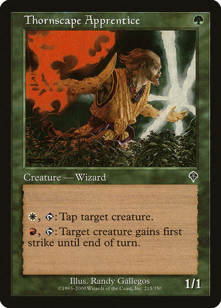 Thornscape Apprentice [Invasion] | Gate City Games LLC