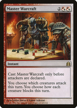 Master Warcraft [Commander 2011] | Gate City Games LLC