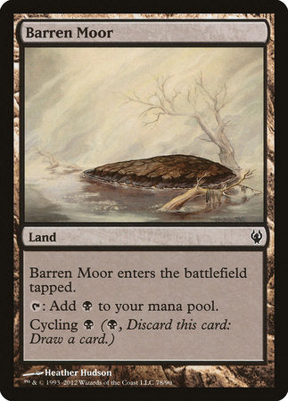 Barren Moor [Duel Decks: Izzet vs. Golgari] | Gate City Games LLC